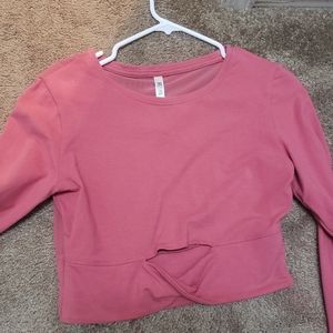 Victoria's Secret Sport crop mesh top